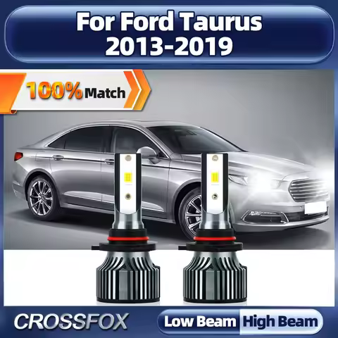 9012 HIR2 LED Headlight 120W 20000LM Auto Headlamps 6000K Car Lights Bulbs For Ford Taurus 2013 2014