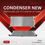 AIR COND CONDENSER NEW PROTON WIRA UCM "AT" & WIRA ND 1.6 "16MM" (DENSO SYSTEM & UCM SYSTEM SAME USE