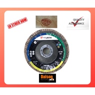 Lamella flap disc, ceramic grain, Red Line FLPDISC-CG-CLTH-DOMED-BR22,23-G120-D100 RED LINE