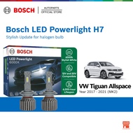 Bosch LED Powerlight Retrofit 6000K Volkswagen Tiguan MK2 (2017 - Present) H7 Car Halogen Headlight 