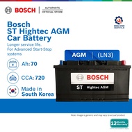 Bosch ST Hightec AGM LN3 DIN70 MF Car Battery (Made in South Korea - 12-month Warranty)