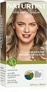 Naturtint 7N Hazelnut Blonde Permanent Hair Color (Pack of 1), Ammonia Free, Vegan, Cruelty Free, up