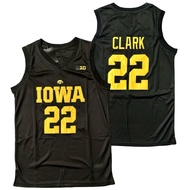 IOWA 22 CAITLIN CLARK BLACK ICON BASKETBALL JERSEY