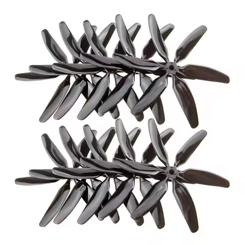 5pair/lot 504060 5x4x6 6-Blade 5 Inch CW CCW Propellers Blade For FPV Quadcopter Racing Drone