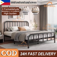 Metal bed frame Iron frame bed Single bed Double bed Queen size bed High load-bearing frame bed Iron frame