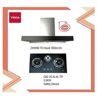 Teka Hood DHW 90 TO (1800m3/h) + Hob G82 3G AI AL TR with Free Gift