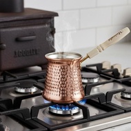 Thickened Body Turkish Coffee Pot Multi-Purpose Cezve Easy Pour Spout for Camping
