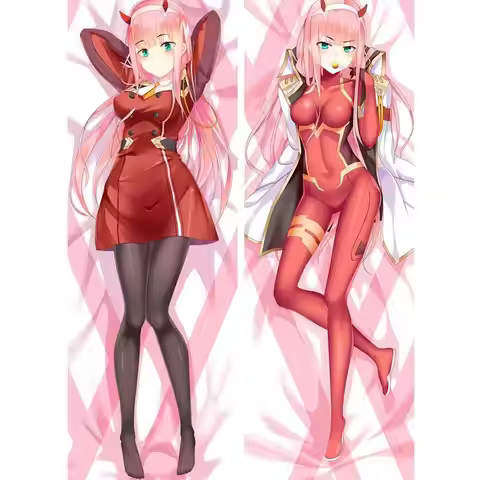 Zero Two Body Pillowcase In The Franxx, Hot Manga Anime, Dakimakura
