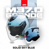 HELMET GIVI M37.0 SOLID SKY BLUE 100%ORIGINAL GIVI MALAYSIA OPEN FAVE HELMET GIVI SKY BLUE VISOR