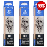 Free Shipping Scooter Sketch Pencil HB/2H/3H/2B/3B/4B/5B/6B/8B Professional Drawing Painting Pencil