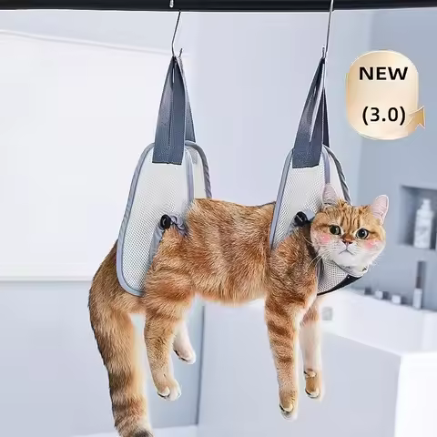 Adjustable Pet Grooming Hammock Helper Cat Dog Beauty Hammock Puppy Grooming Cuting Nails Hammock To