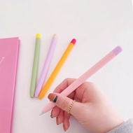 Candy Color Soft Silicone Case For iPad Pencil 2 Gen Holder Sleeve Touch Pen Body Ultra Thin Cover Nib Cap Protector