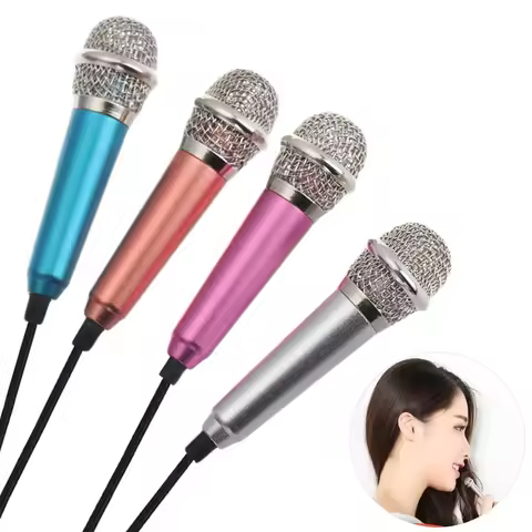 1/2/3pcs Newest Mini Jack 3.5mm Studio Lavalier Professional Microphone Handheld Mic For Computer Fo