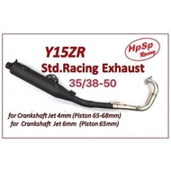 HPSP Y15 LC135 RS150 PIPE STANDARD OPEN EXHAUST EXZOS EZOS 32MM 35MM 38MM UMA NLK SCK KINGDRAG ESPAD