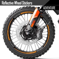 Reflective Motorcycle Accessories Wheel Sticker Hub Decals Rim Tape For R2R SUPER 1290 ADVENTURE Adv