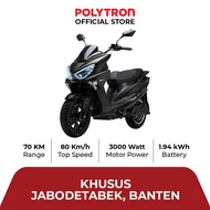 SUBSIDI POLYTRON Fox S Electric Sepeda Motor Listrik - OTR JABODETABEK - Crimson Red