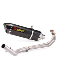 For SYM MAXSYM TL500 TL508 2019 - 2022 Full Exhaust System Header Pipe Escape Slip On Front Tube Lin
