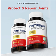Official Oxyenergy Joint Repair HPMC Capsules 60s/180s Glucosamine + Chondroitin + MSM