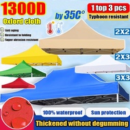 1200D Thickened 6x6 8x8 6x10 10x10 10x15 10x20Ft kain kanopi 10x10 tebal kanvas khemah 10x10 canopy 