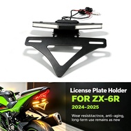 For KAWASAKI Ninja ZX-6R ZX6R 2024 2025 Tail Tidy Fender Eliminator License Plate Holder LED Turn Si