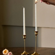 10 Inch White Taper Candles Set Of 4,Ture Dripless Taper Candles,8 Hrs Clean Burning Candle Sticks,E