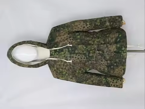 Reproduction Cosplay MEN'S GERMAN ARMY Dot44 Peas Camo Winter Reversible Parka Work Wear Uniform