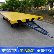 ST/💥Heavy Duty20Ton Platform Trolley Trailer-Mounted Large Tonnage Trailer Logistics Transfer Traction Forklift Flat Tra