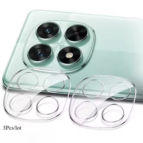 3 Pcs Back Rear HD 3D Curved Glass Camera Lens Protector For Xiaomi POCO F7 Ultra/F7 Pro/C75/X7/X7 P