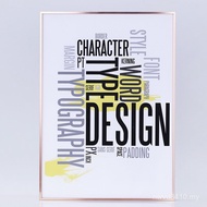 A1A24 Thin A3A4 Open Edge License Frame Puzzle Frame Photo Frame Poster Frame B2B3B4B5 Certificate F