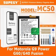 100% New Battery MC50  For Motorola  G9 Power/G60/G40 Fusion Battery + Free Tools