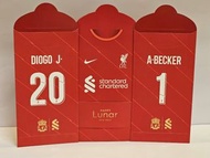 迪亞高祖達 Diogo Jota Vintage 利物浦利是封 Liverpool Red Pocket Envelope 渣打銀行 Standard Chartered Bank
