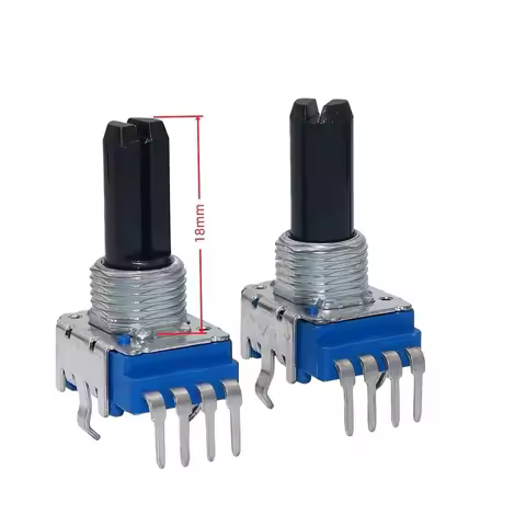 5pcs RK11 Potentiometer Mixing Console Volume Amplifier B1K 5K 10K 50K 100K 250K Single-unit 4pins H