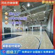 學校室內籃球場運動地板羽毛球館舞臺實木地板體育館專用運動地板