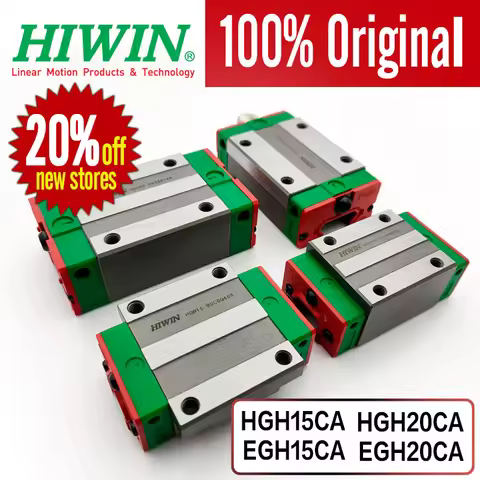 Genuine HIWIN Brand Linear Guides HGH15CA HGH20CA HGH25CA linear carriage EGH15CA EGH20CA EGH15SA EG