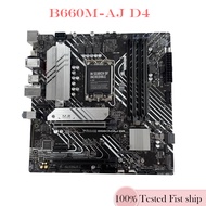 For PRIME B660M-AJ D4 Motherboard 128GB HDMI M.2 LGA 1700 DDR4 Micro ATX B660 Mainboard  Tested