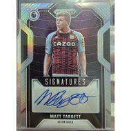 Signature Card Matt Tartet Run /99 Targett Footballer Aston Villa
