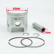 Motorcycle piston Kit 66mm motorcycle engine parts suitable for Yamaha DT175 DT 175 piston rings mot