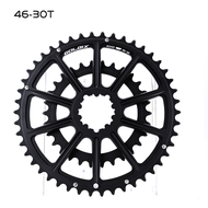 GOLDIX 53-39T 52-36T 50-34T 48-32T 46-30T ข้อมูลจําเพาะจักรยาน crankset chainring เหมาะสําหรับ SHIMA