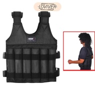 [Loviver] 50kg Adjustable Weight Vest Adults Loading Weighted Vest Gym Fitness Training Weight Lifti