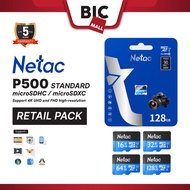 [Authorised Store] Netac MicroSD P500 Standard MicroSDHC MicroSDXC 8GB/16GB/32GB/64GB/128GB UHS-I Cl