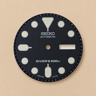 Seiko diver black dull prospex 7s26 skx srpd padi dial