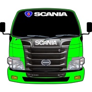 Stiker Scania Hino Dutro Depan Saja