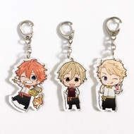 Ensemble stars Animate Cafe Japan Acrylic Charm Keychain Keyholder Narukami Arashi Tomoya Mashiro Su
