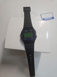 HUBSTORE CASIO 卡西歐 Casioak F91 F91WM F-91 F-91WM F-91WM-7 F-91WM-7A 黑綠色 防水 有現貨