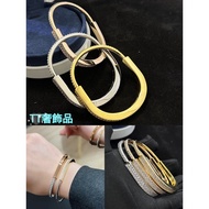 Preferred❤ T TT Luxury Jewelry❤Seiko Version Synchronous New Style U-Shaped Lock Full Diamond Betwee