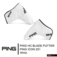PING HC BLADE PT PING ICON 251 PING HEAD COVER ปลอกหัวไม้กอล์ฟ ปลอกหุ้มหัวไม้กอล์ฟ
