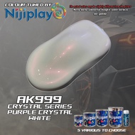 Aikka AK999 Purple Crystal White *** CRYSTAL SERIES SPECIAL EFFECT 2K CAR PAINT - ONLY CRYSTAL EFFEC