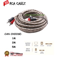 KUERL Car Audio Stereo Amplifier 2 TO 2 RCA Cable | RCA Cable | RCA 0.5M | RCA 1.2M | RCA 2.0M | RCA