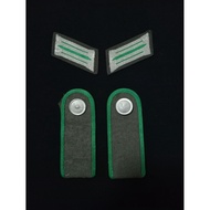 No.173 Vintage East German NVA Grenztruppen Enlisted Insignia Set Border Patrol Badge