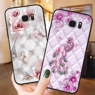 Samsung s6 / s6 edge / s7 / s7 edge phone case printed with luxurious female style